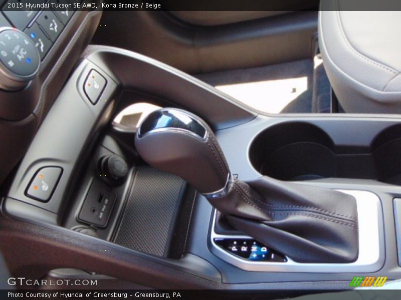 Kona Bronze / Beige 2015 Hyundai Tucson SE AWD