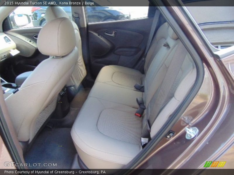 Kona Bronze / Beige 2015 Hyundai Tucson SE AWD