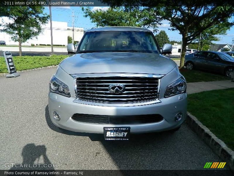 Liquid Platinum / Graphite 2011 Infiniti QX 56 4WD