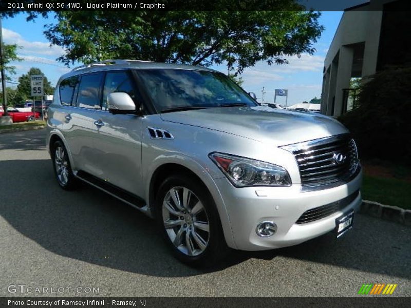 Liquid Platinum / Graphite 2011 Infiniti QX 56 4WD