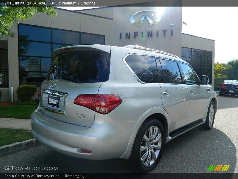 Liquid Platinum / Graphite 2011 Infiniti QX 56 4WD