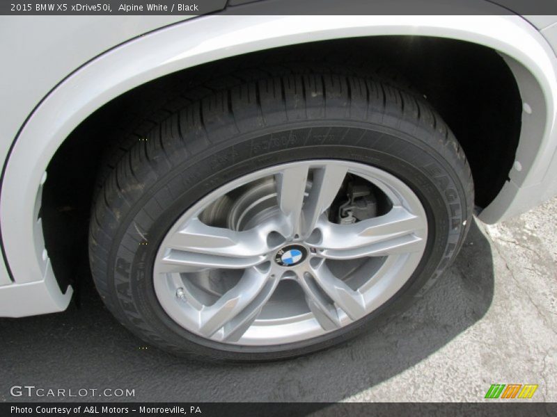Alpine White / Black 2015 BMW X5 xDrive50i