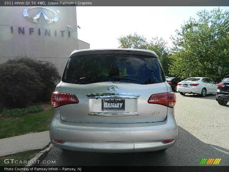 Liquid Platinum / Graphite 2011 Infiniti QX 56 4WD