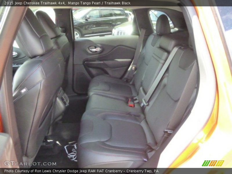 Mango Tango Pearl / Trailhawk Black 2015 Jeep Cherokee Trailhawk 4x4