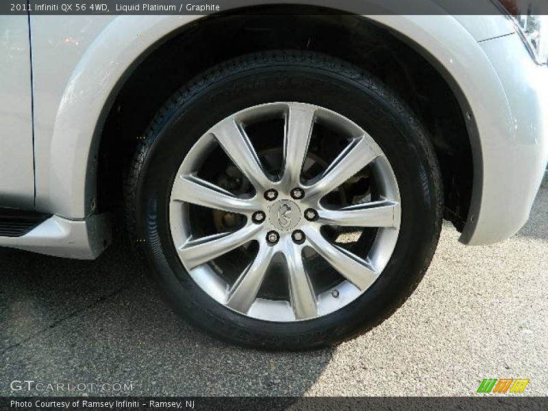 Liquid Platinum / Graphite 2011 Infiniti QX 56 4WD