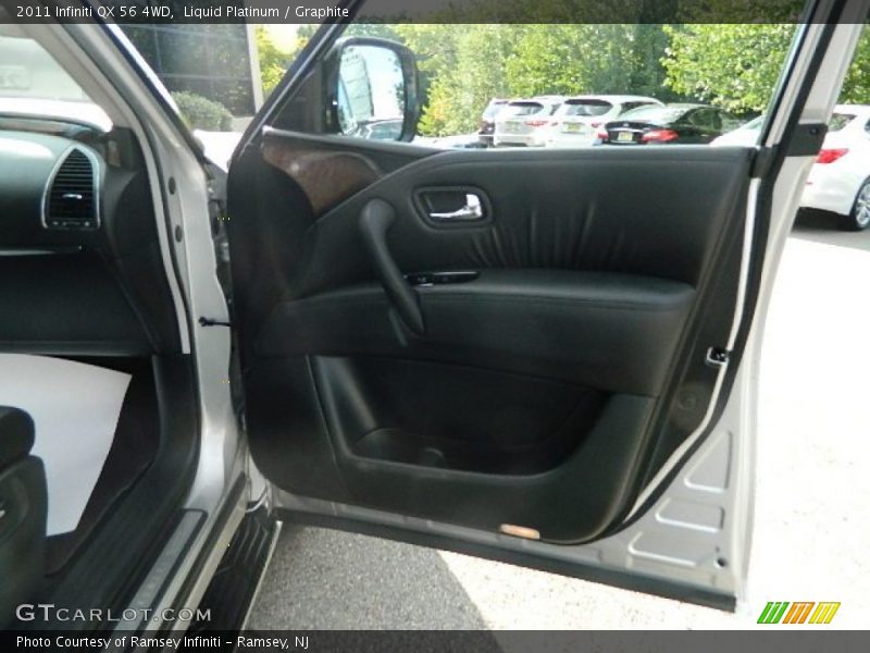Liquid Platinum / Graphite 2011 Infiniti QX 56 4WD
