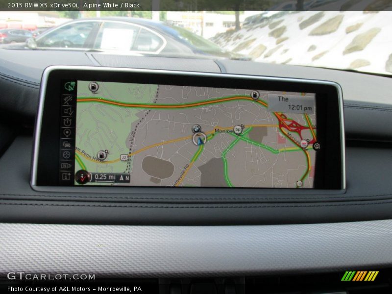 Alpine White / Black 2015 BMW X5 xDrive50i