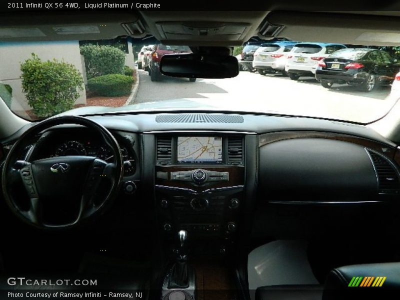 Liquid Platinum / Graphite 2011 Infiniti QX 56 4WD