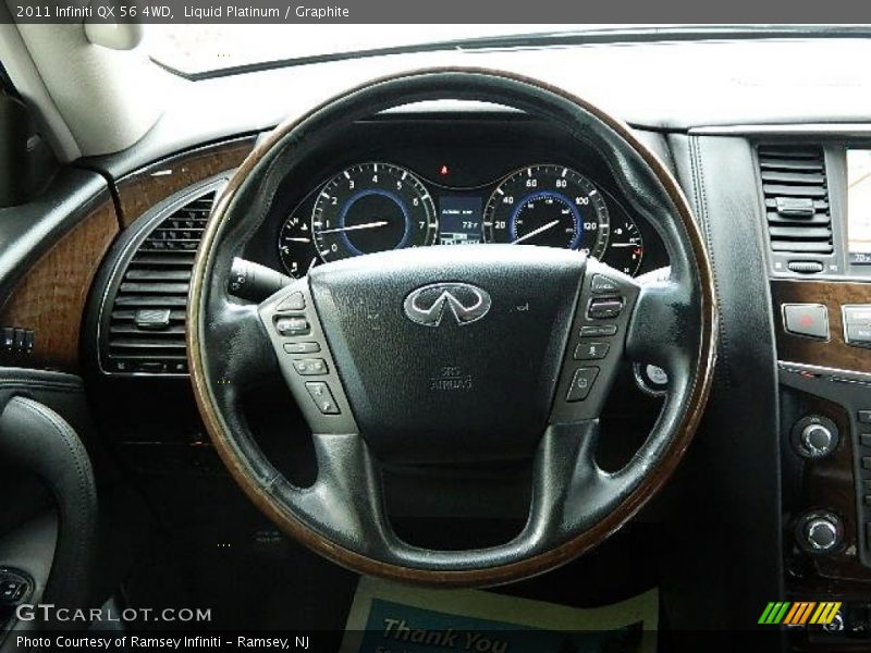 Liquid Platinum / Graphite 2011 Infiniti QX 56 4WD