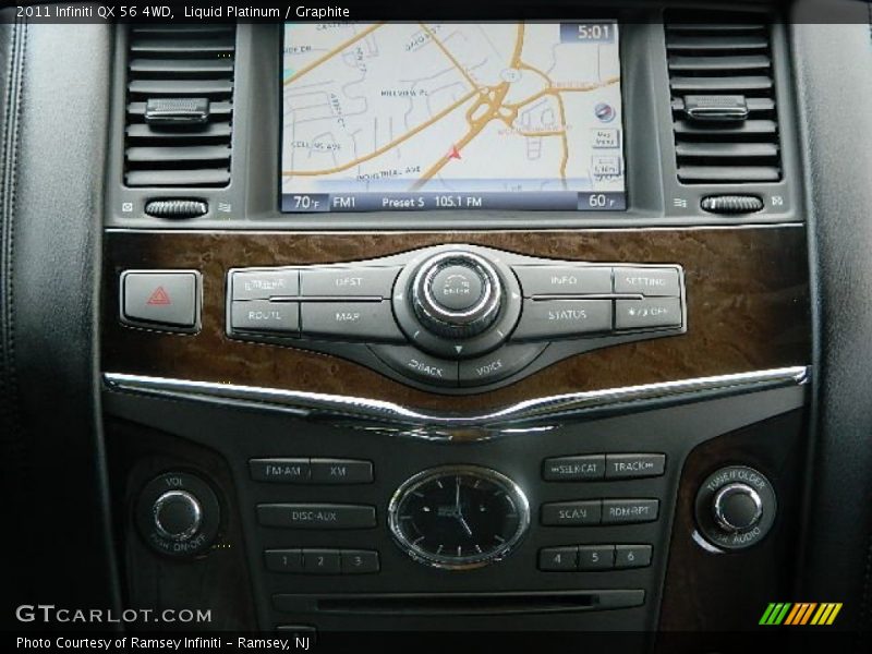 Liquid Platinum / Graphite 2011 Infiniti QX 56 4WD