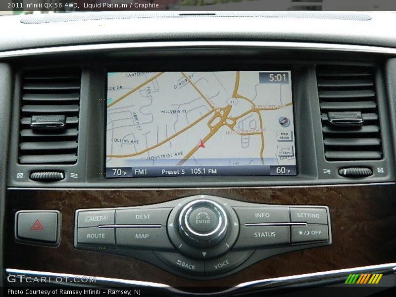 Liquid Platinum / Graphite 2011 Infiniti QX 56 4WD