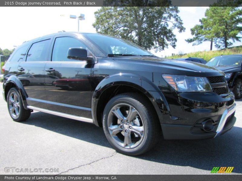 Pitch Black / Black 2015 Dodge Journey Crossroad