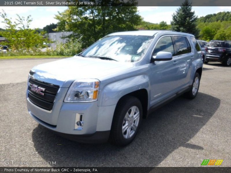 Silver Sky Metallic / Jet Black 2015 GMC Terrain SLE