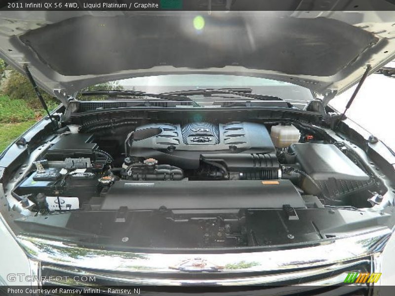 Liquid Platinum / Graphite 2011 Infiniti QX 56 4WD