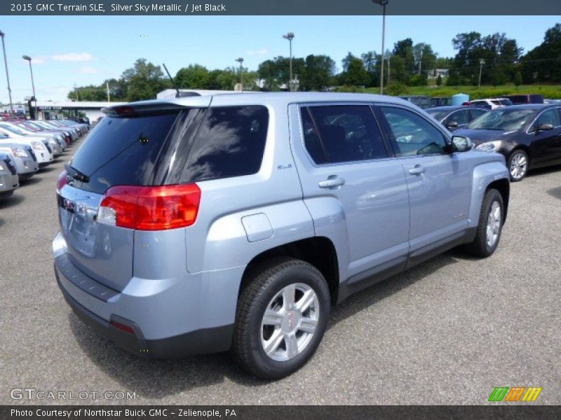 Silver Sky Metallic / Jet Black 2015 GMC Terrain SLE
