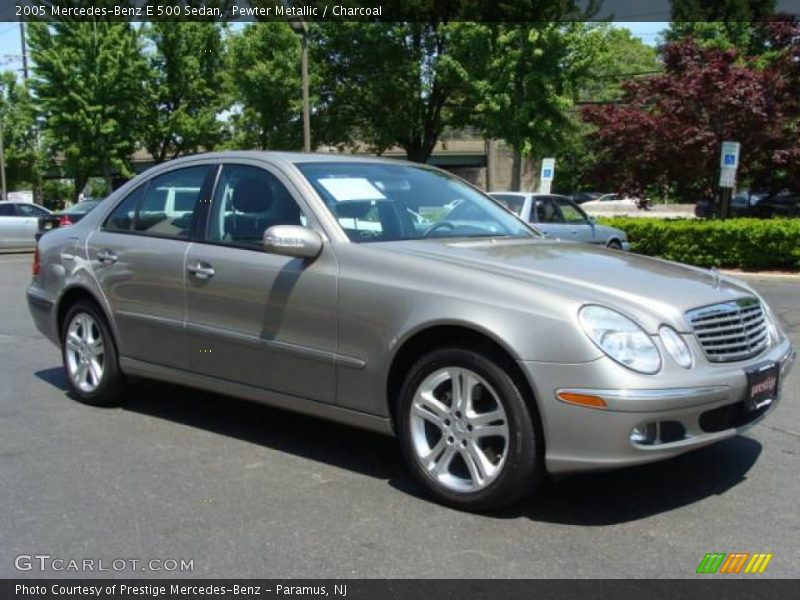 Pewter Metallic / Charcoal 2005 Mercedes-Benz E 500 Sedan