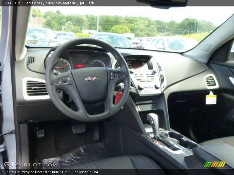 Silver Sky Metallic / Jet Black 2015 GMC Terrain SLE