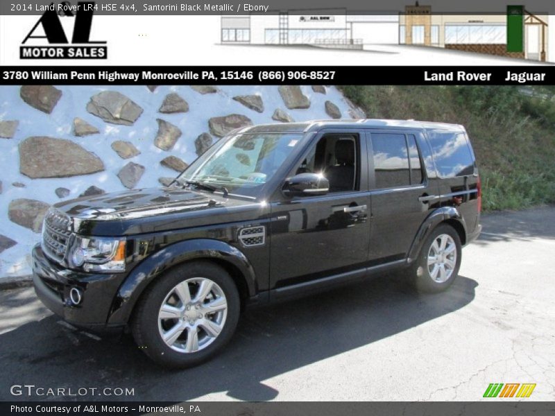 Santorini Black Metallic / Ebony 2014 Land Rover LR4 HSE 4x4