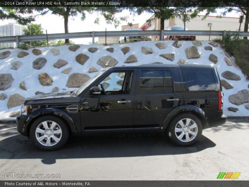 Santorini Black Metallic / Ebony 2014 Land Rover LR4 HSE 4x4