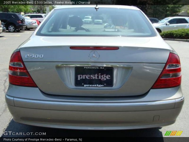 Pewter Metallic / Charcoal 2005 Mercedes-Benz E 500 Sedan