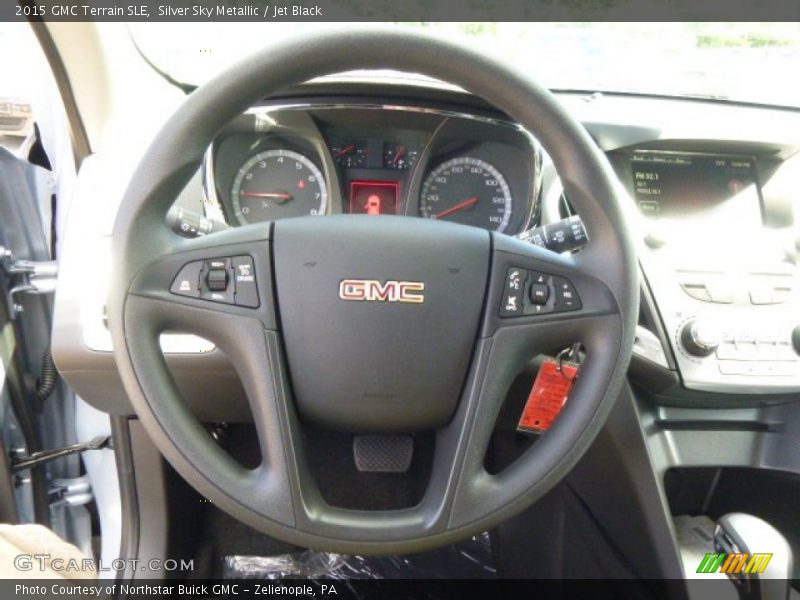 Silver Sky Metallic / Jet Black 2015 GMC Terrain SLE