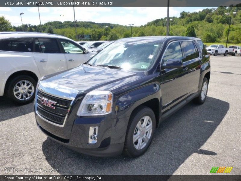 Carbon Black Metallic / Jet Black 2015 GMC Terrain SLE AWD