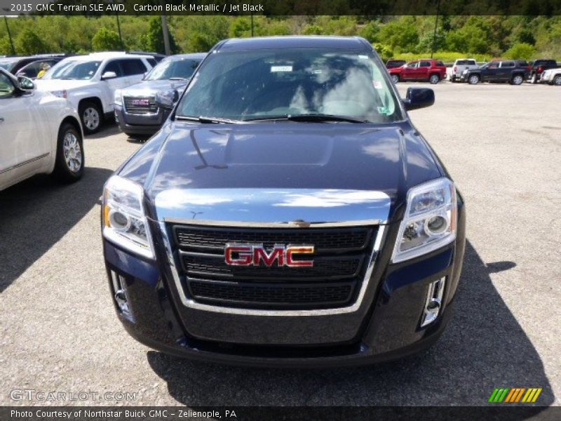 Carbon Black Metallic / Jet Black 2015 GMC Terrain SLE AWD