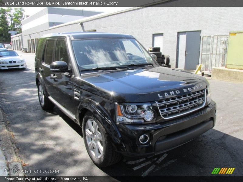 Santorini Black Metallic / Ebony 2014 Land Rover LR4 HSE 4x4