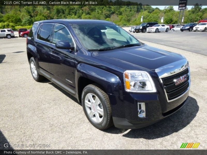 Carbon Black Metallic / Jet Black 2015 GMC Terrain SLE AWD