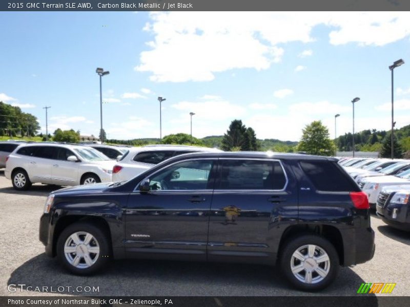 Carbon Black Metallic / Jet Black 2015 GMC Terrain SLE AWD