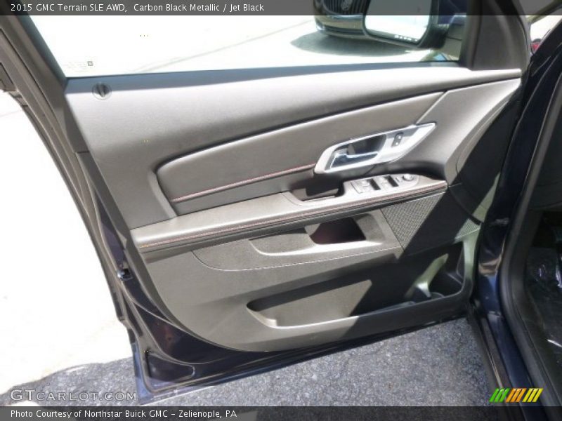 Carbon Black Metallic / Jet Black 2015 GMC Terrain SLE AWD