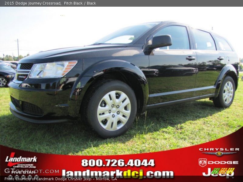 Pitch Black / Black 2015 Dodge Journey Crossroad