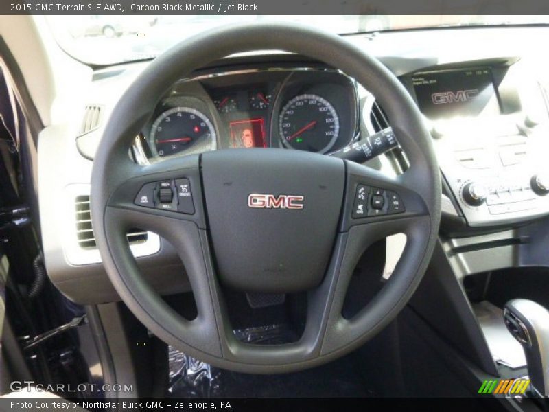 Carbon Black Metallic / Jet Black 2015 GMC Terrain SLE AWD