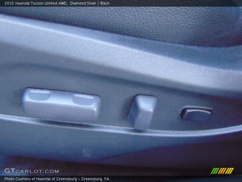 Diamond Silver / Black 2015 Hyundai Tucson Limited AWD