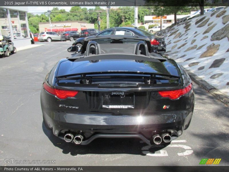 Ultimate Black Metallic / Jet 2015 Jaguar F-TYPE V8 S Convertible