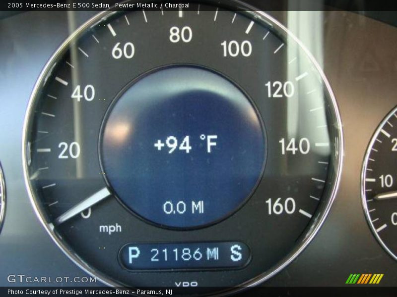 Pewter Metallic / Charcoal 2005 Mercedes-Benz E 500 Sedan