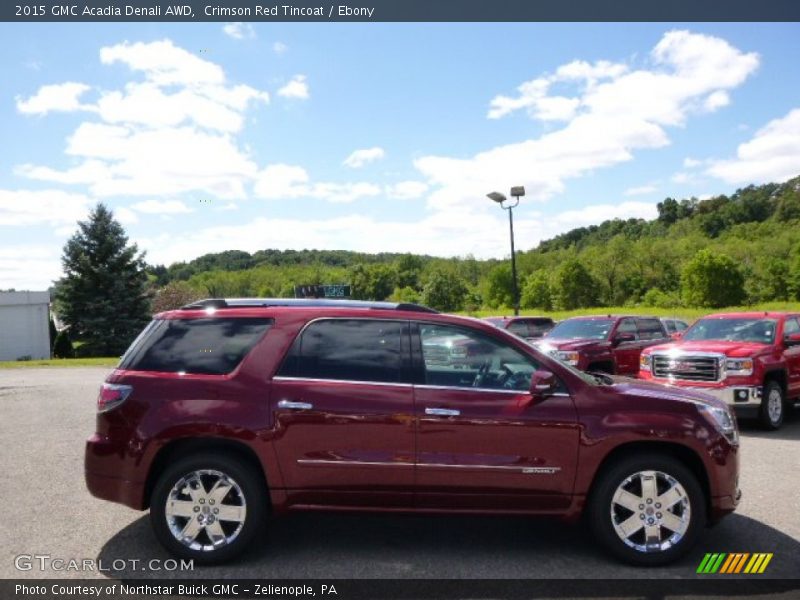 Crimson Red Tincoat / Ebony 2015 GMC Acadia Denali AWD