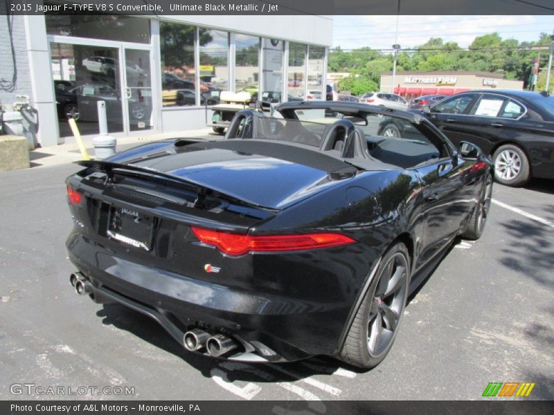 Ultimate Black Metallic / Jet 2015 Jaguar F-TYPE V8 S Convertible