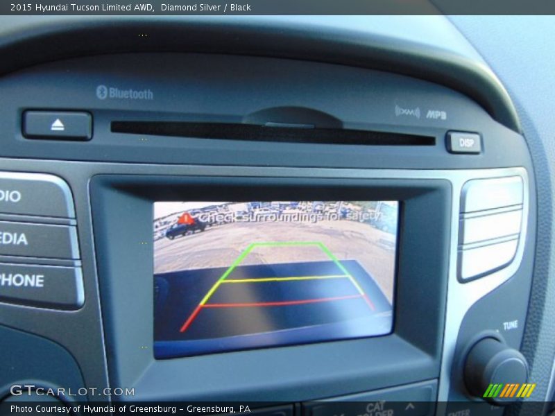 Diamond Silver / Black 2015 Hyundai Tucson Limited AWD