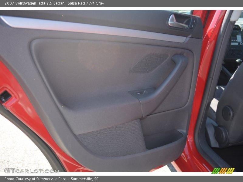 Salsa Red / Art Gray 2007 Volkswagen Jetta 2.5 Sedan