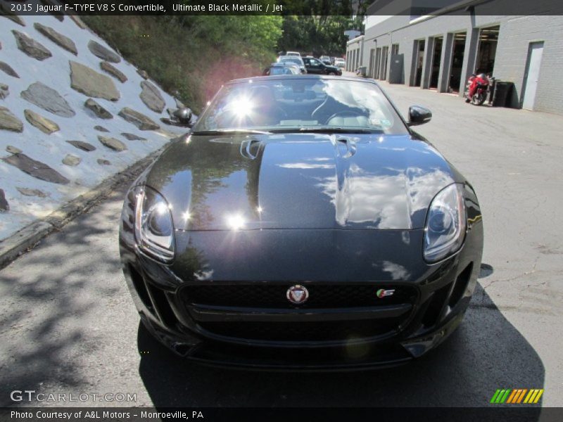 Ultimate Black Metallic / Jet 2015 Jaguar F-TYPE V8 S Convertible