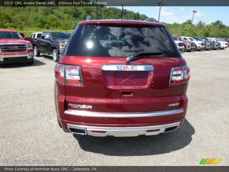 Crimson Red Tincoat / Ebony 2015 GMC Acadia Denali AWD