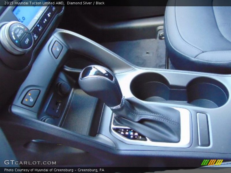 Diamond Silver / Black 2015 Hyundai Tucson Limited AWD