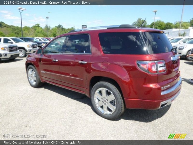 Crimson Red Tincoat / Ebony 2015 GMC Acadia Denali AWD