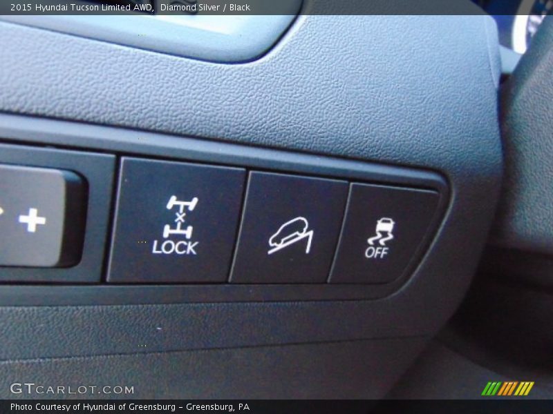 Diamond Silver / Black 2015 Hyundai Tucson Limited AWD