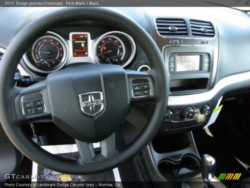 Pitch Black / Black 2015 Dodge Journey Crossroad