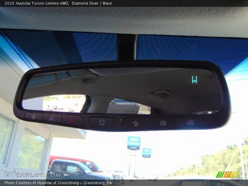 Diamond Silver / Black 2015 Hyundai Tucson Limited AWD