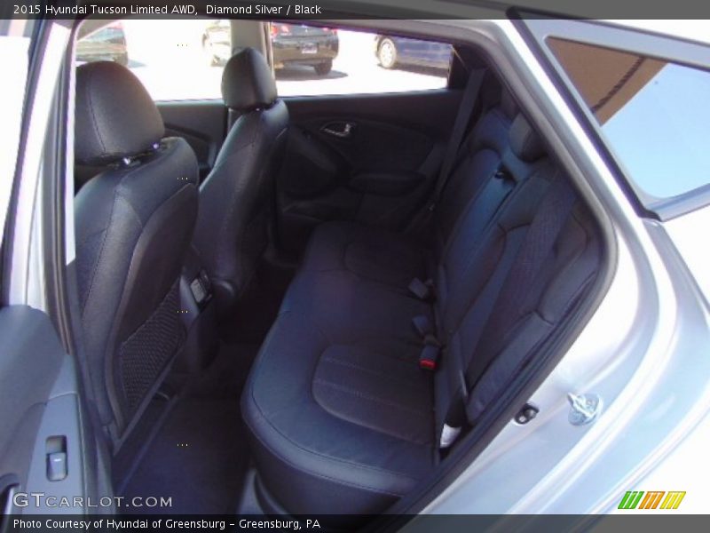 Diamond Silver / Black 2015 Hyundai Tucson Limited AWD