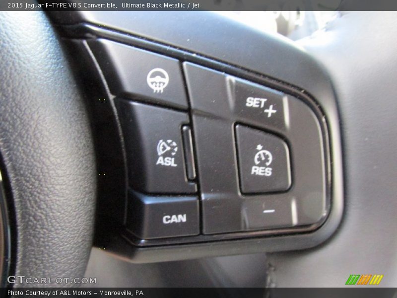 Ultimate Black Metallic / Jet 2015 Jaguar F-TYPE V8 S Convertible
