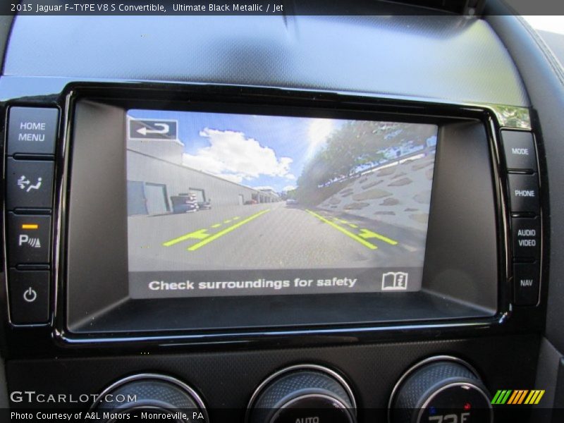 Ultimate Black Metallic / Jet 2015 Jaguar F-TYPE V8 S Convertible